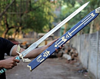 Handmade Zelda Master Sword Replica | Handmade Legend of Zelda Link's Sword | Twilight Princess Edition | Custom Hyrule Gifts for Collectors