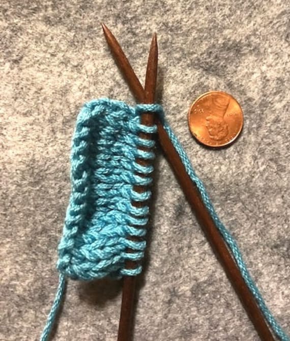 Hand Turned Wood Knitting Needles Size 6 Walnut With Polymer Clay Bead Tops