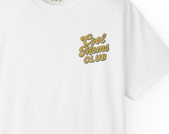 Cool Moms Club Chest Badge T-Shirt