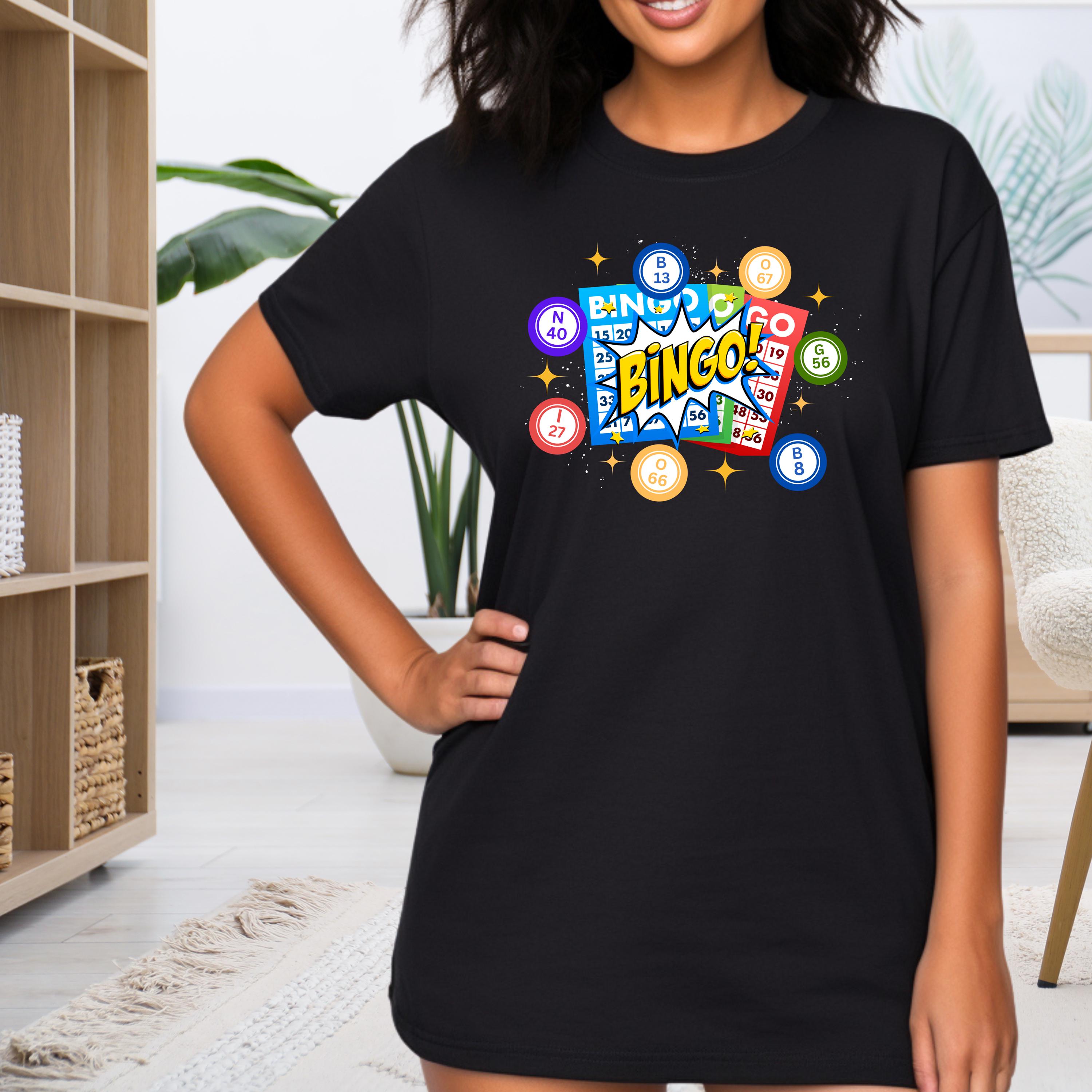 Bingo Night T-shirt | Retro Style Bingo Card Unisex Tee - Etsy