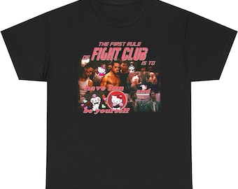 Fight Club Vintage Mashup Parody T-Shirt – Funny Graphic Unisex T-Shirt