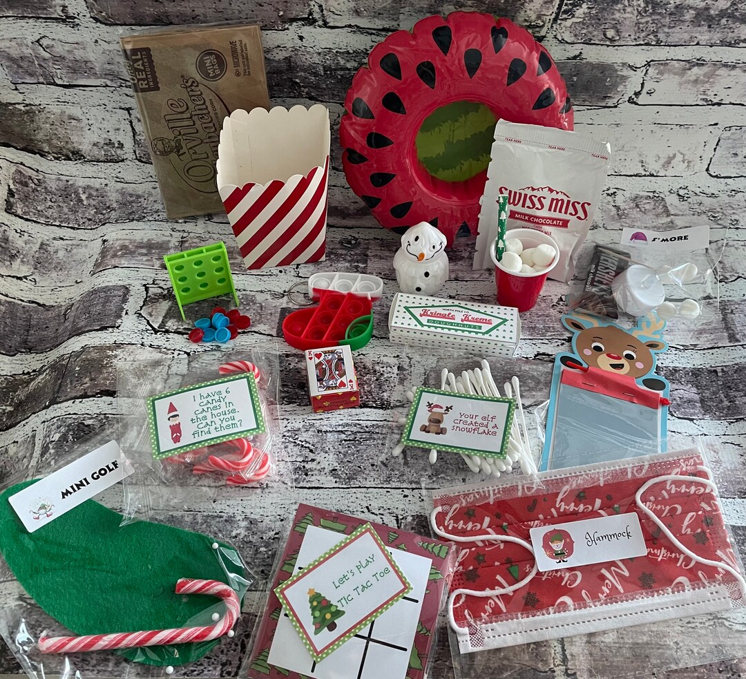 Elf Activity Kit 2021 Elf Prop Kit Elf Arrival Elf Games
