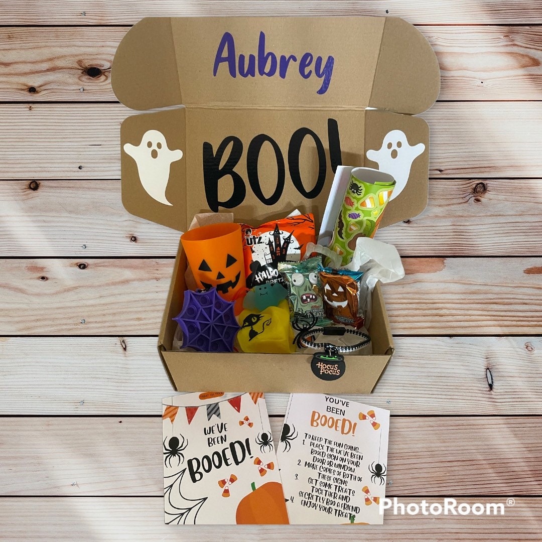 Youve Been Booed, Personalized Boo Box, Personalized Halloween Gift