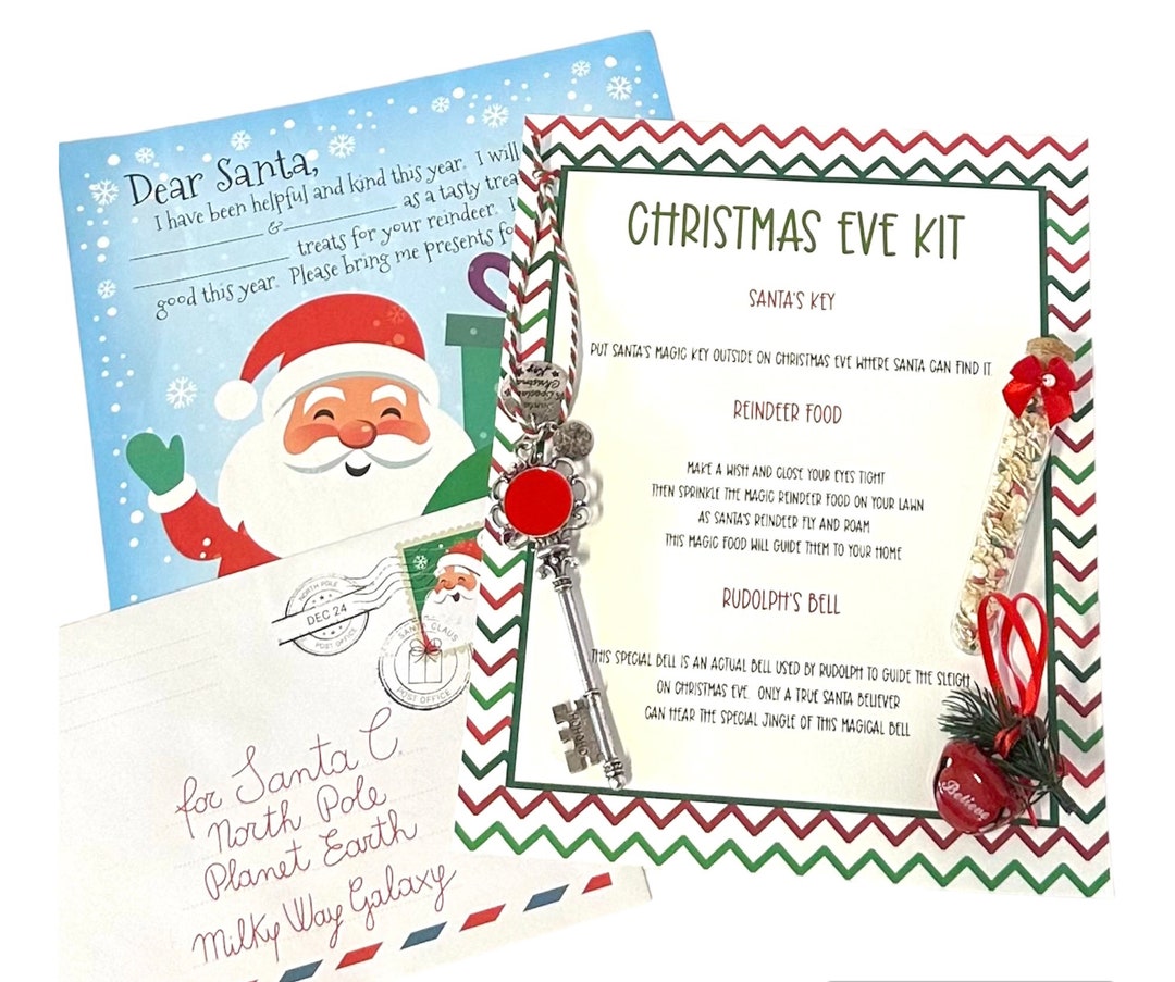 Christmas Eve Kit, Christmas Eve Tradition, Christmas Eve Fun, Christmas Eve, Santa Bell 