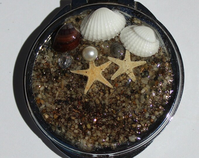 Bride or Bridesmaid Under the Sea Metal Round Compact Etsy