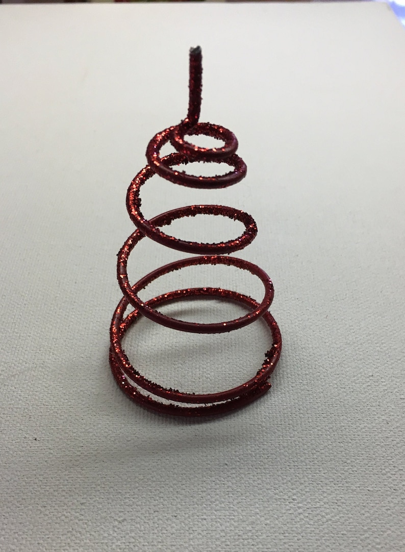 Glitter Spring Coil Base Christmas Tree Topper Base Craft Etsy