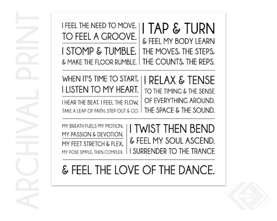 Dance Class Poster Template