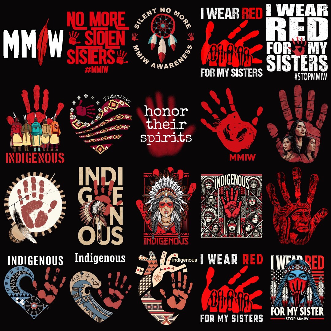 Red Hand Designs Native Red Hand Native American Bundle Png, Native Png, Indian Png, Human ...