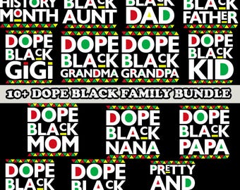 Dope Black Family PNG, Black History PNG, Black History Month Png, Black History PNG, Juneteenth Design, Dope Black Png,