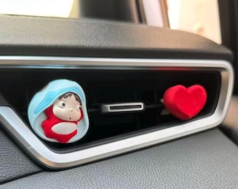 Ponyo Car Vent Clip, Anime Car Accessory, Studio Ghibli Gift for Fans