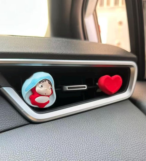 Ponyo Car Vent Clip, Anime Car Accessory, Studio Ghibli Gift for Fans