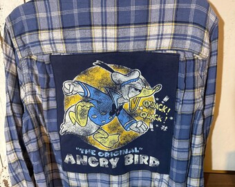 Disney Donald Duck flannel size XL