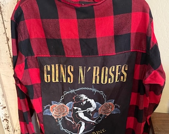 Guns N’ Roses flannel shirt