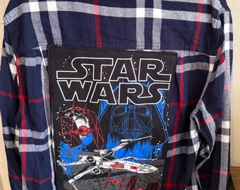 Star Wars flannel shirt