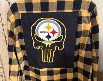 Pittsburgh Steelers flannel size Large