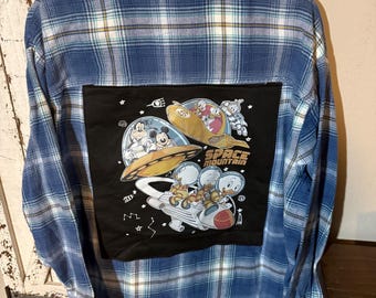 Disney Donald Duck, Mickey and Friends flannel size XL