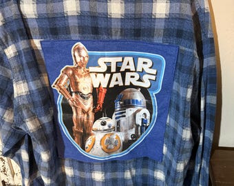 Star Wars flannel size XL