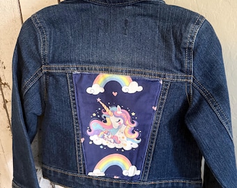 Unicorn jacket. Child size 3T.