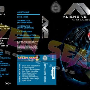 Alien vs Predator Collection (4K Upscale) (2 Disc Set) UHD Blu-Ray