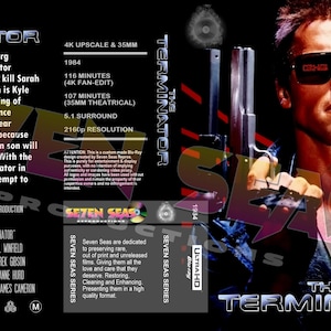 The Terminator (35mm Scan & 4K Upscale) (2 Disc Set) UHD and Blu-Ray