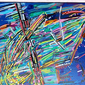 Failed Attempt -  Original (1) Abstract Painting 10” x 8”