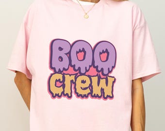 Boo Crew Halloween TShirt | Cute Halloween Shirt | Spooky Graphic Tee | Matching Halloween Party Top