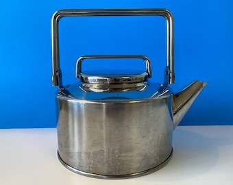 Revere Ware Stainless Water Kettle Kitchen Decor Water Kettle Cookware Stainless Steel Plated Copper Water Kettle
