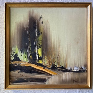 Original Tom Marlatt Abstract Landscape 1972