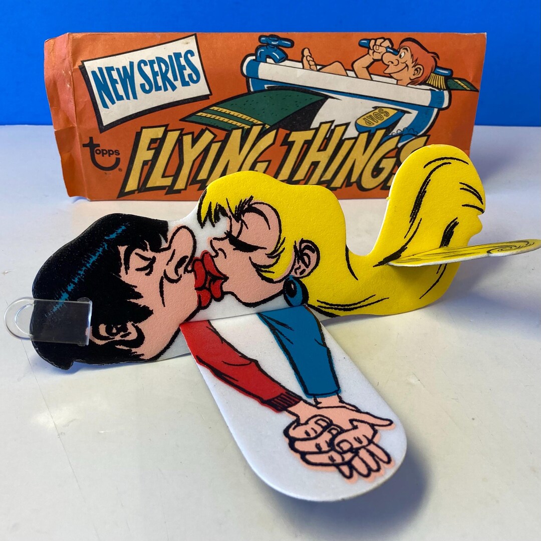 Topps Flying Things Box Topps Flying Things Kiss W Envelope - Etsy