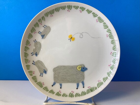Lamb and Sheep Mug Plate Set