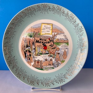 New Mexico Souvenir Plate