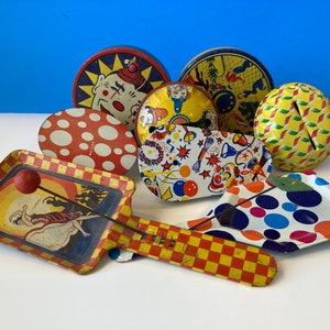 8 Vintage Party Noisemakers
