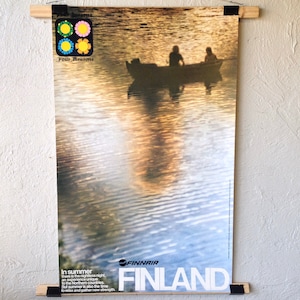 Cartel original de Finnair Airline
