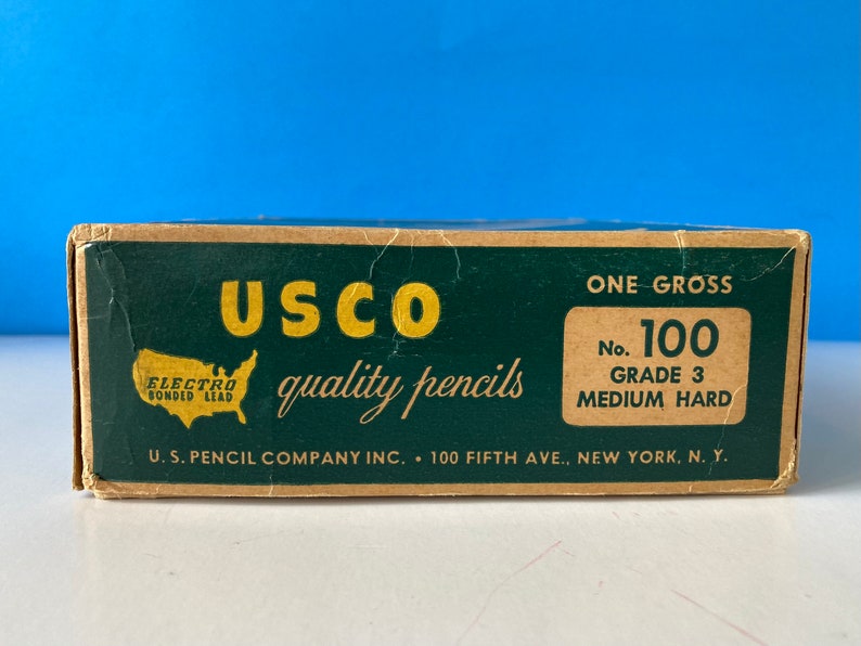 Usco Box Vintage USCO Pencil Box - Etsy
