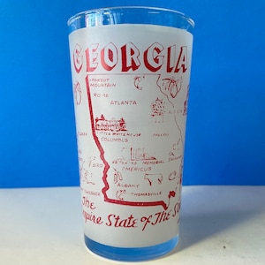 Georgia Souvenir Glass