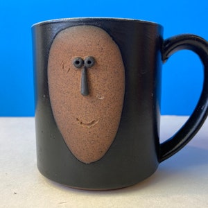 Mod Stoneware Face Mug