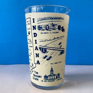 Indiana Souvenir Glass