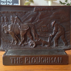 The Ploughman Bookend