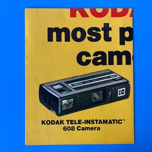 Vintage Camera Store Sign Poster Kodak Instamatic Cameras
