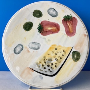 Ceramic Italian Cheese / Fruit Board FLAWED