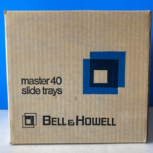 Bell & Howell Slidemaster Slide File  6 Pack