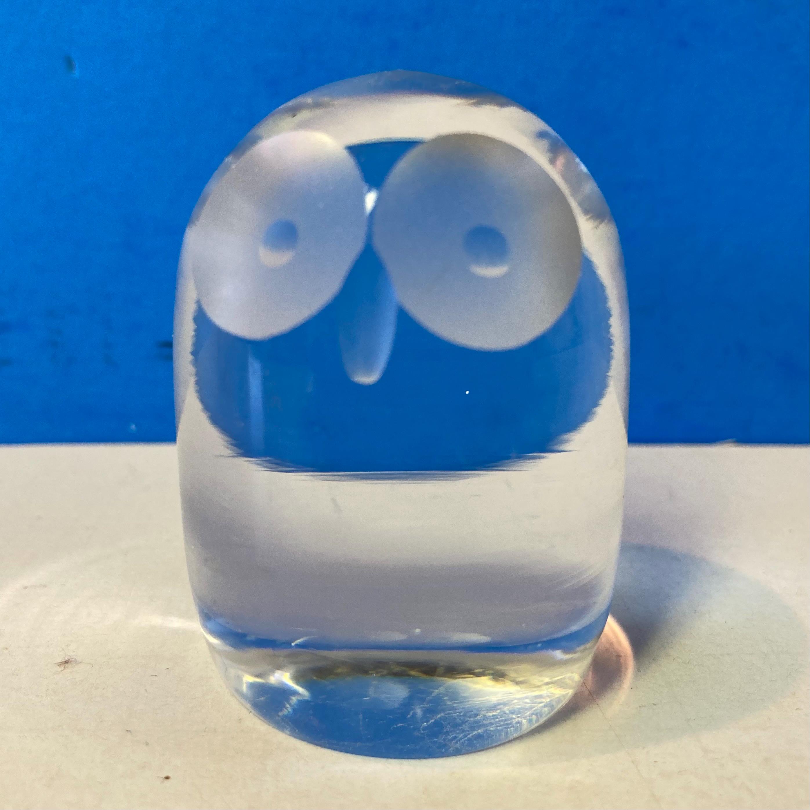Modernist Crystal Owl