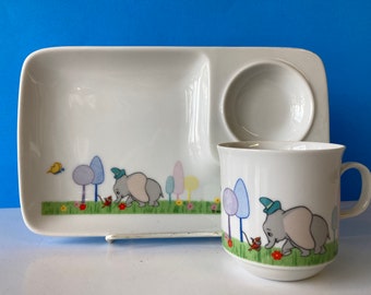 Dumbo Kinderteller & Tasse