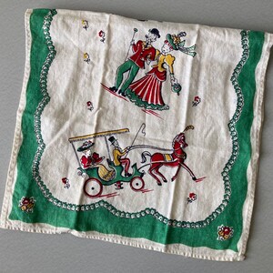 Vintage Leinen Küchentuch