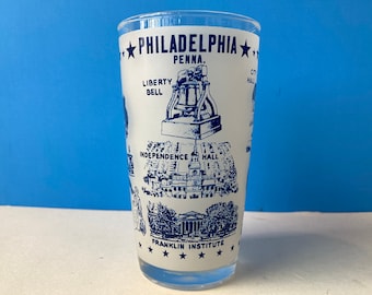 Philadephia Souvenir Glass
