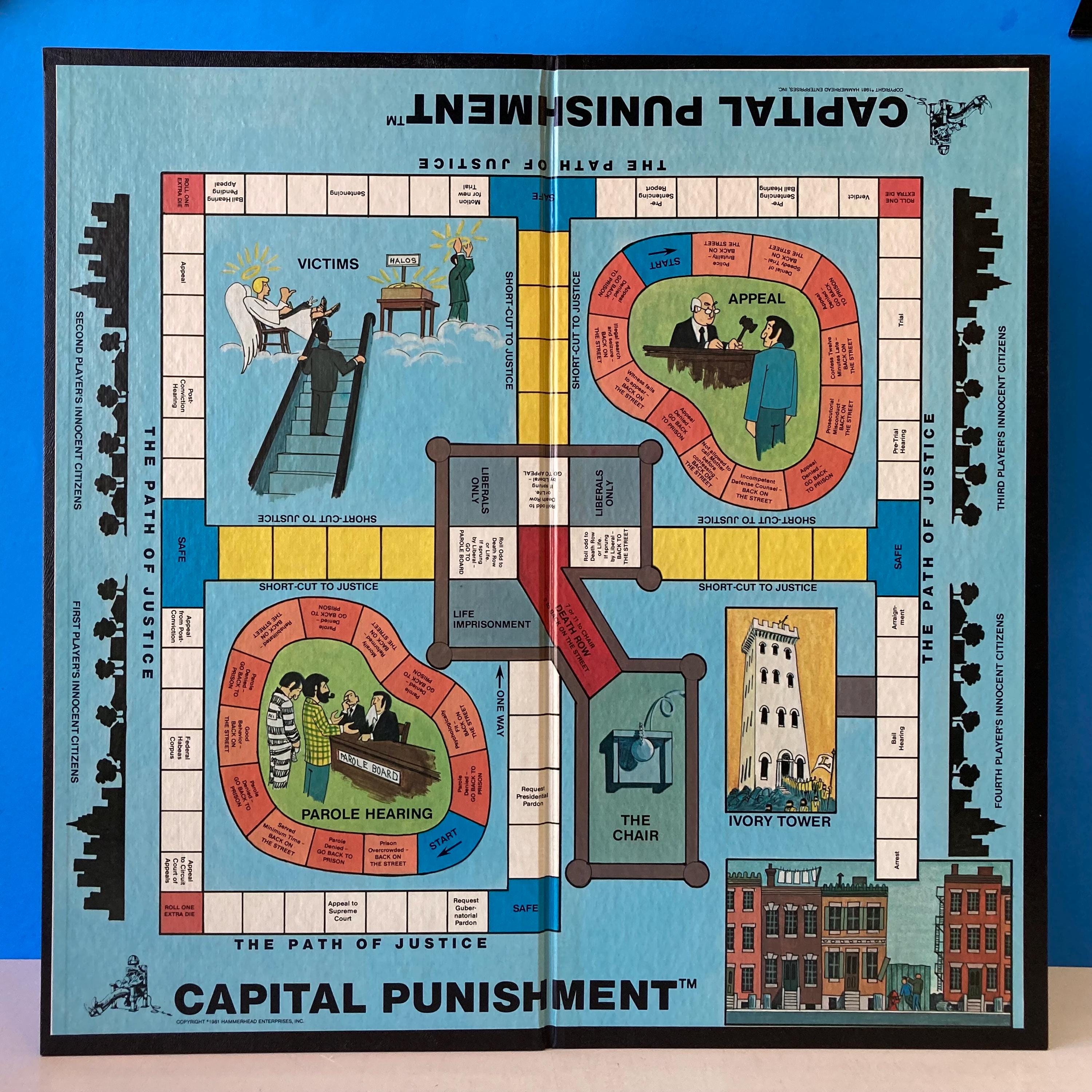 Capital Punishment Board Game - Etsy