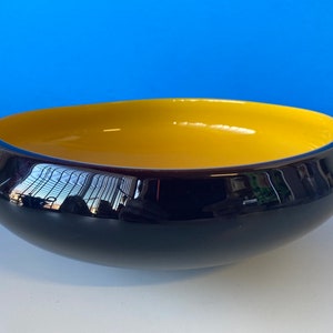 Two Tone Art Glass Bowl