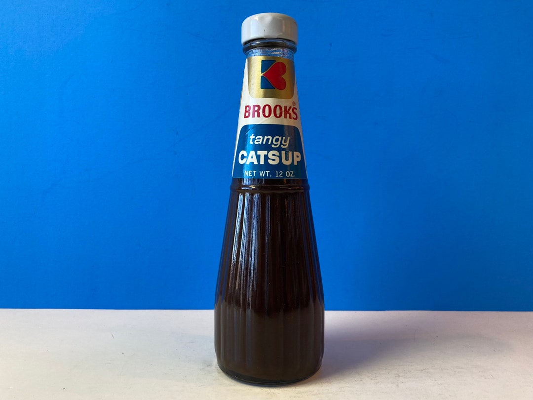 Brooks Tangy Catsup Bottle Etsy