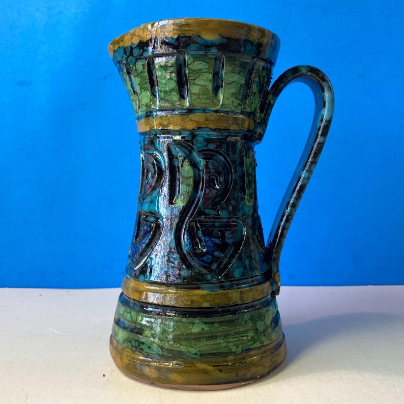 Mid Century Italian Pitcher - Vase - Etsy