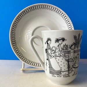 Arabia Emelia Cup & Saucer